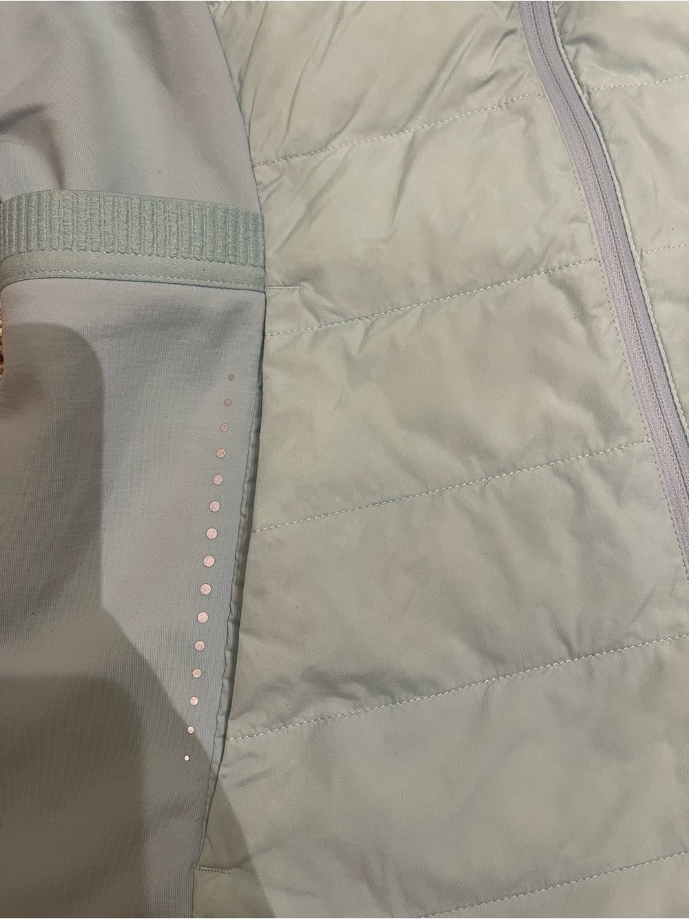 Lululemon Sea Frost Down for It All Vest Size 4 - Picture 4 of 9
